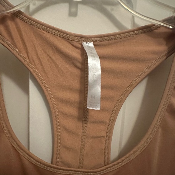 Fabletics Tan Racerback Tank Top - Picture 2 of 2